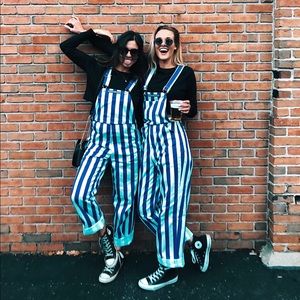 Blue & White Adult Game Bibs